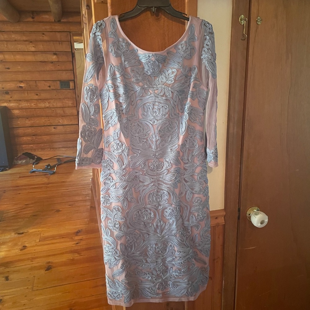Formal midi wedding guest dress / mother of bride or groom dress